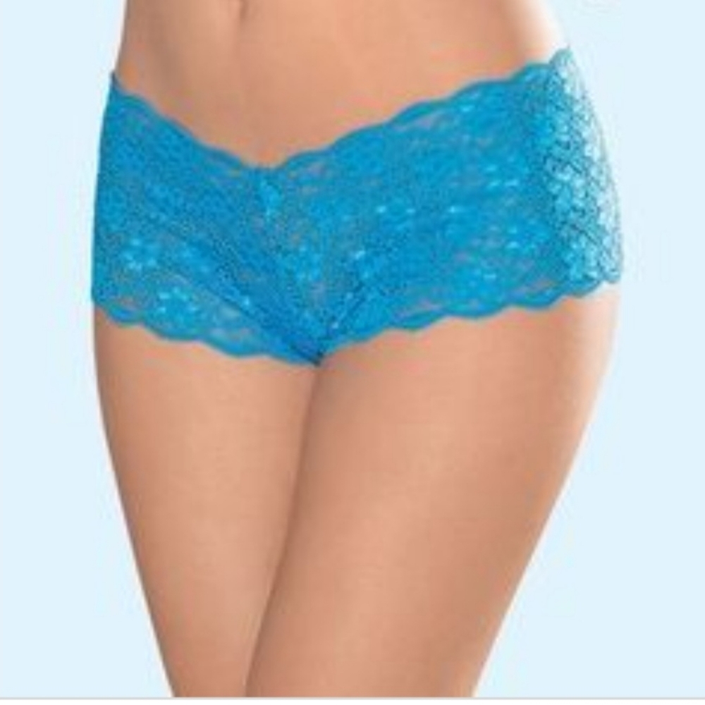 Floral Lace Boy Shorts